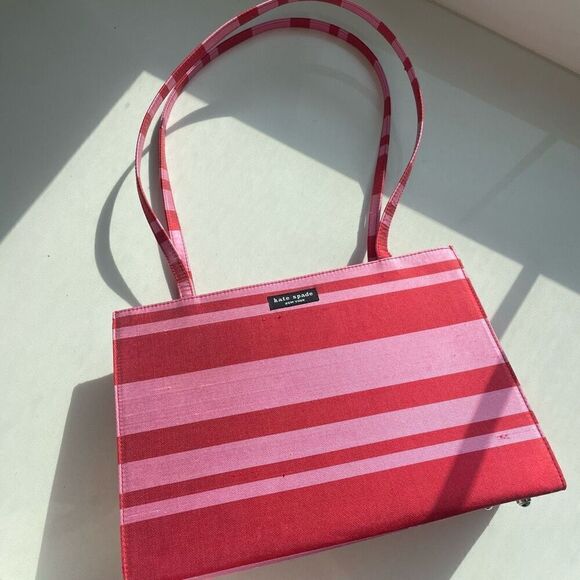 Vintage Kate Spade Striped Bag Purse